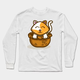 cute cat Long Sleeve T-Shirt